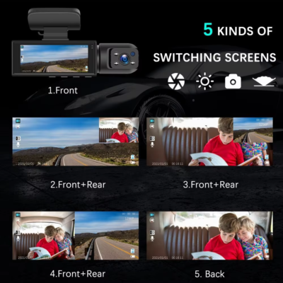 Camera Video Auto Duală Dash Camera WIFI